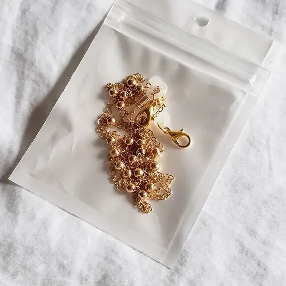 Mask Golden Pearl Chain - Picture 5 of 6